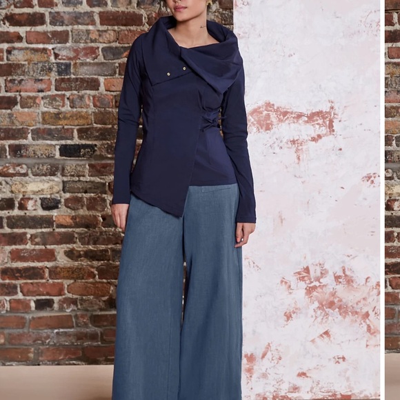 [L]Melow by Melissa Bolduc Stylish Red ISABEAU JACKET Asymmetrical CA NWOT - Picture 4 of 12